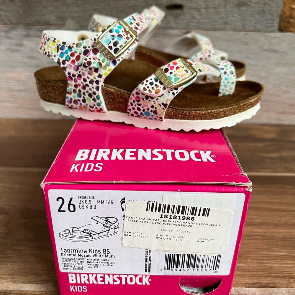 Birkenstock Kids Taormina Sandals. Size 26